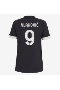 Fotbalové Dres Juventus Dusan Vlahovic #9 Dámské Třetí Oblečení 2023-24 Krátký Rukáv